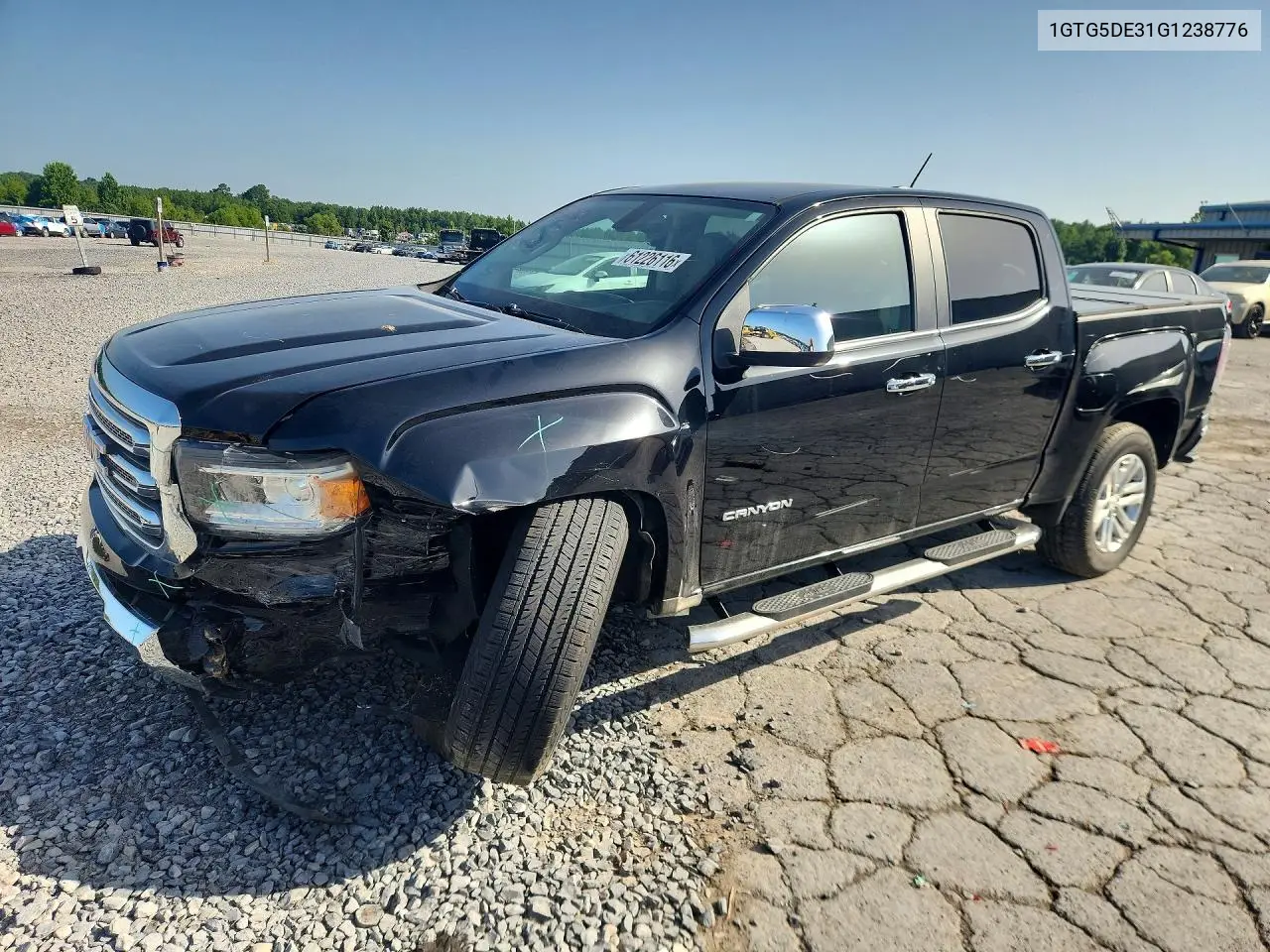 2016 GMC Canyon Slt VIN: 1GTG5DE31G1238776 Lot: 61226116