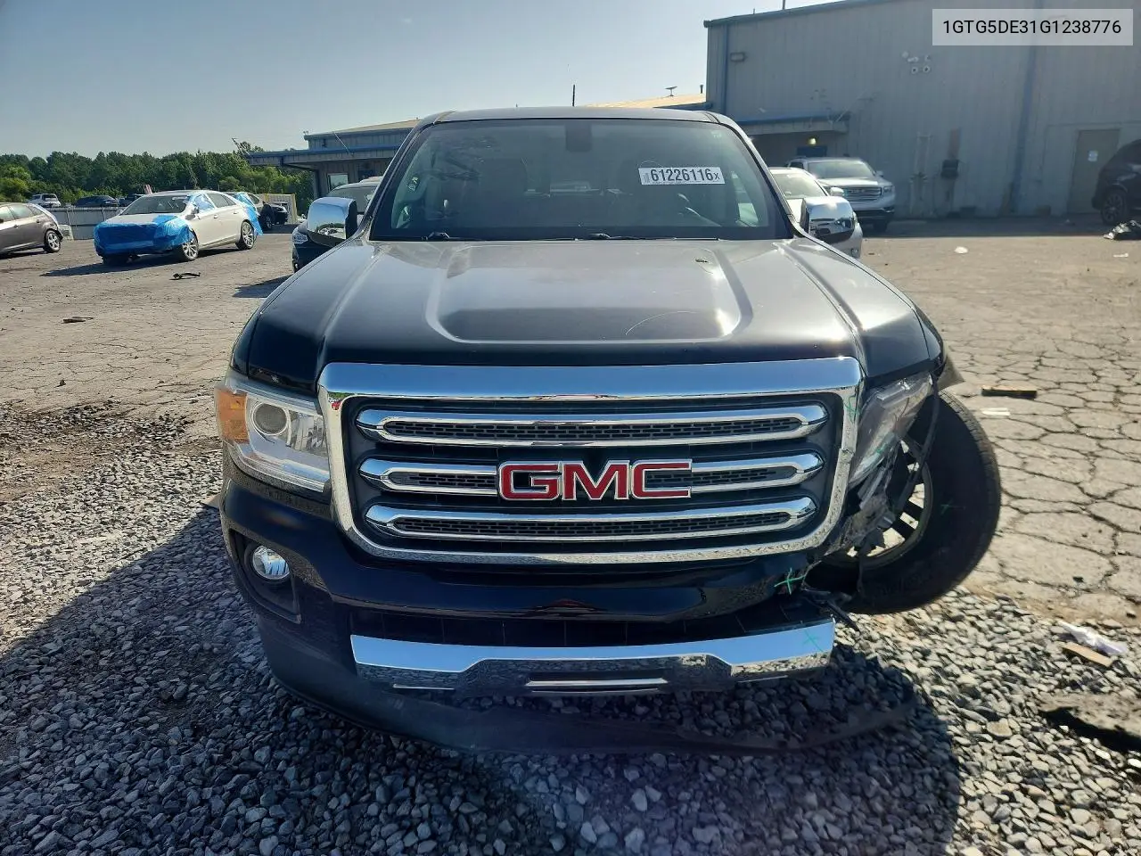 2016 GMC Canyon Slt VIN: 1GTG5DE31G1238776 Lot: 61226116