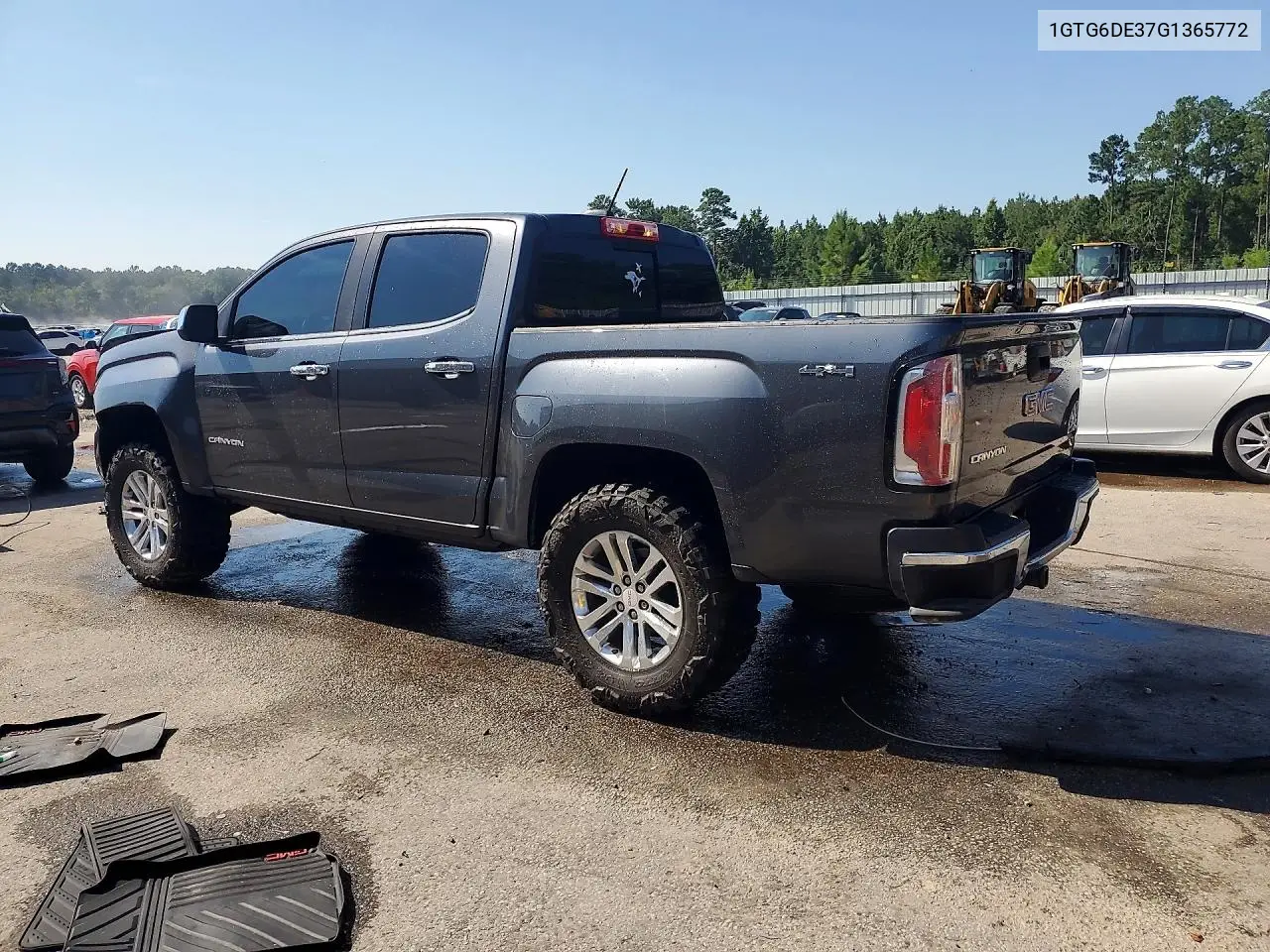 2016 GMC Canyon Slt VIN: 1GTG6DE37G1365772 Lot: 61391006