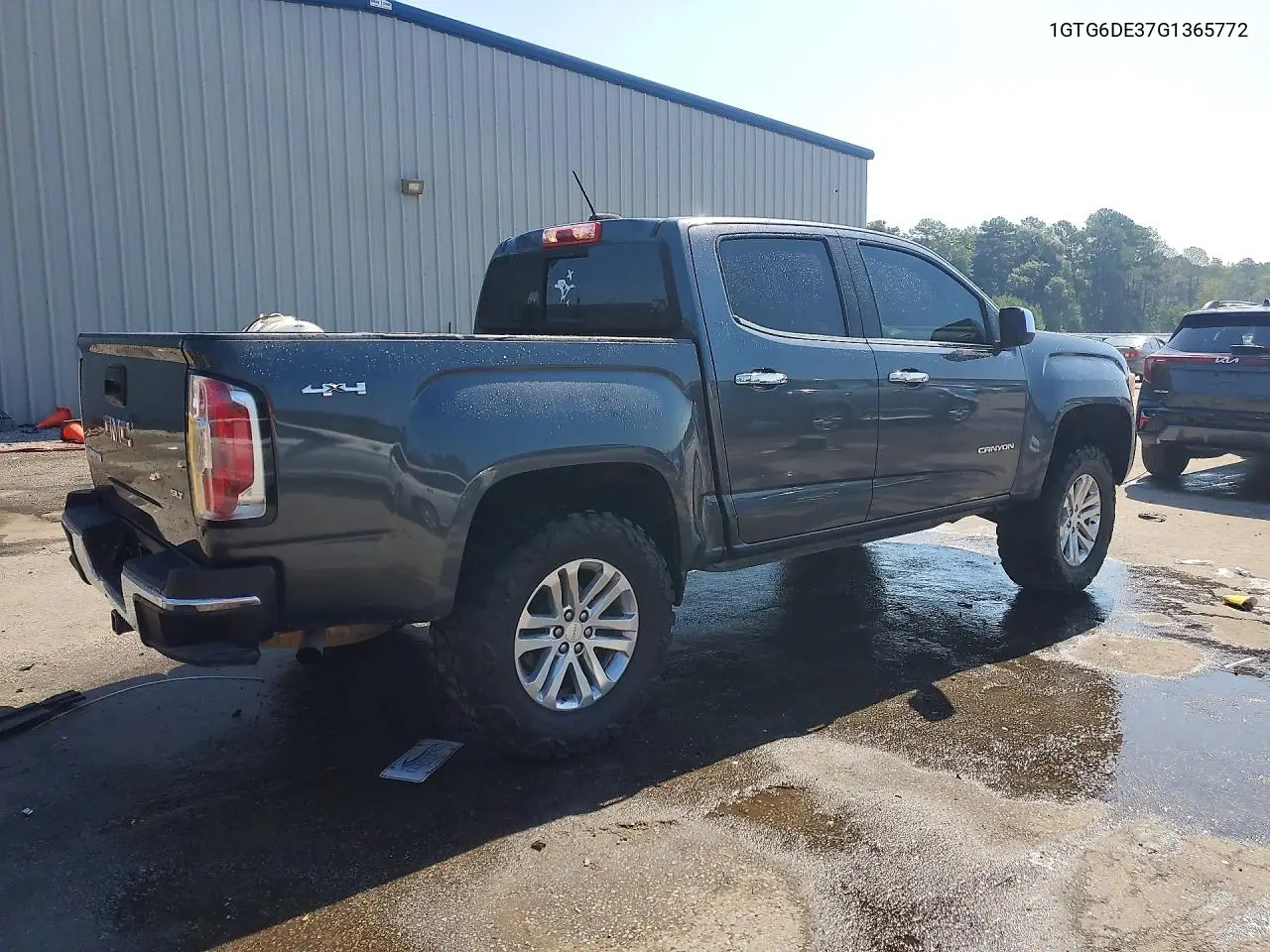 2016 GMC Canyon Slt VIN: 1GTG6DE37G1365772 Lot: 61391006
