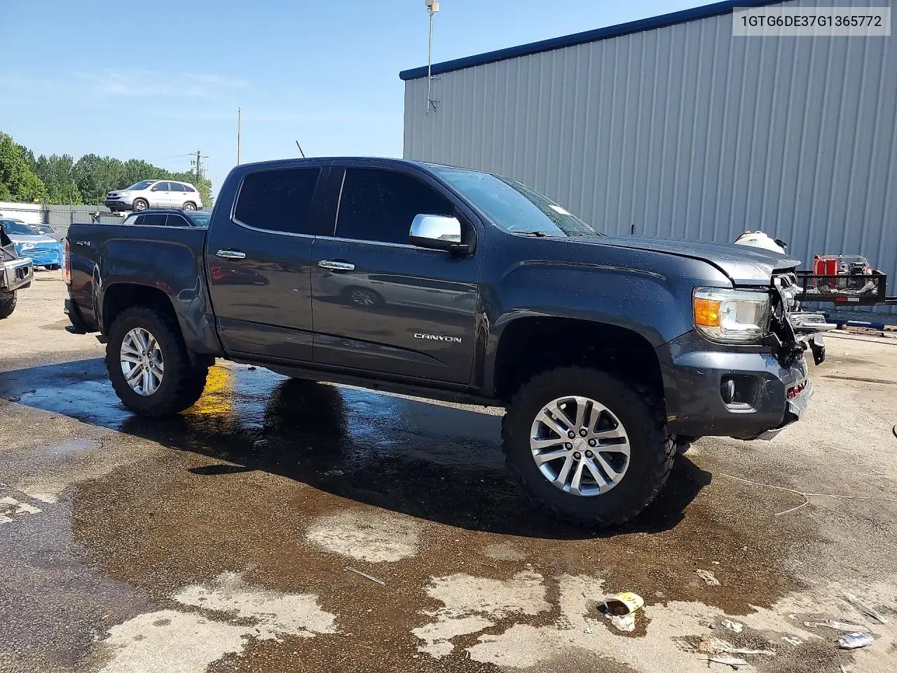 2016 GMC Canyon Slt VIN: 1GTG6DE37G1365772 Lot: 61391006