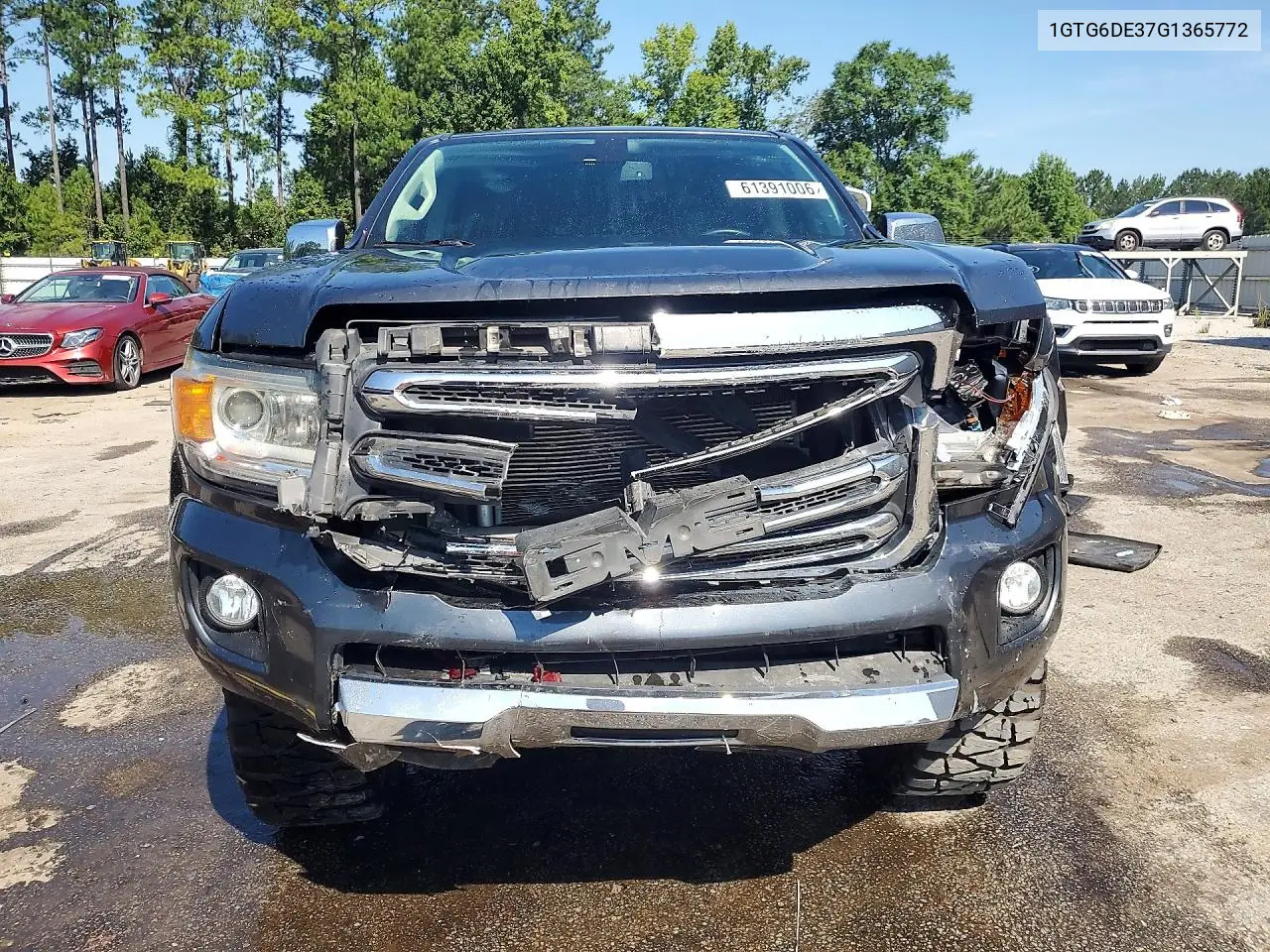 2016 GMC Canyon Slt VIN: 1GTG6DE37G1365772 Lot: 61391006