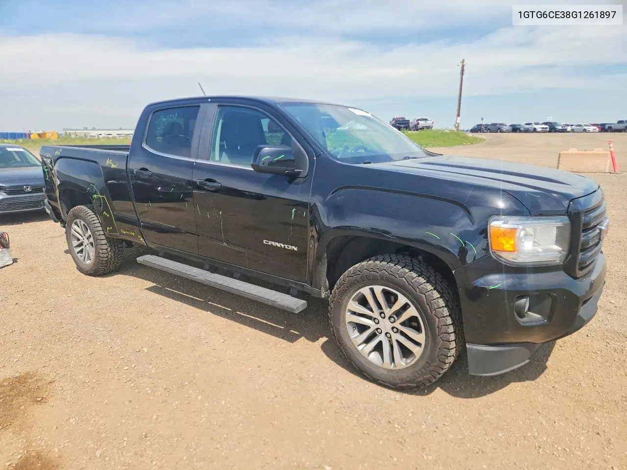 2016 GMC Canyon Sle VIN: 1GTG6CE38G1261897 Lot: 61581156