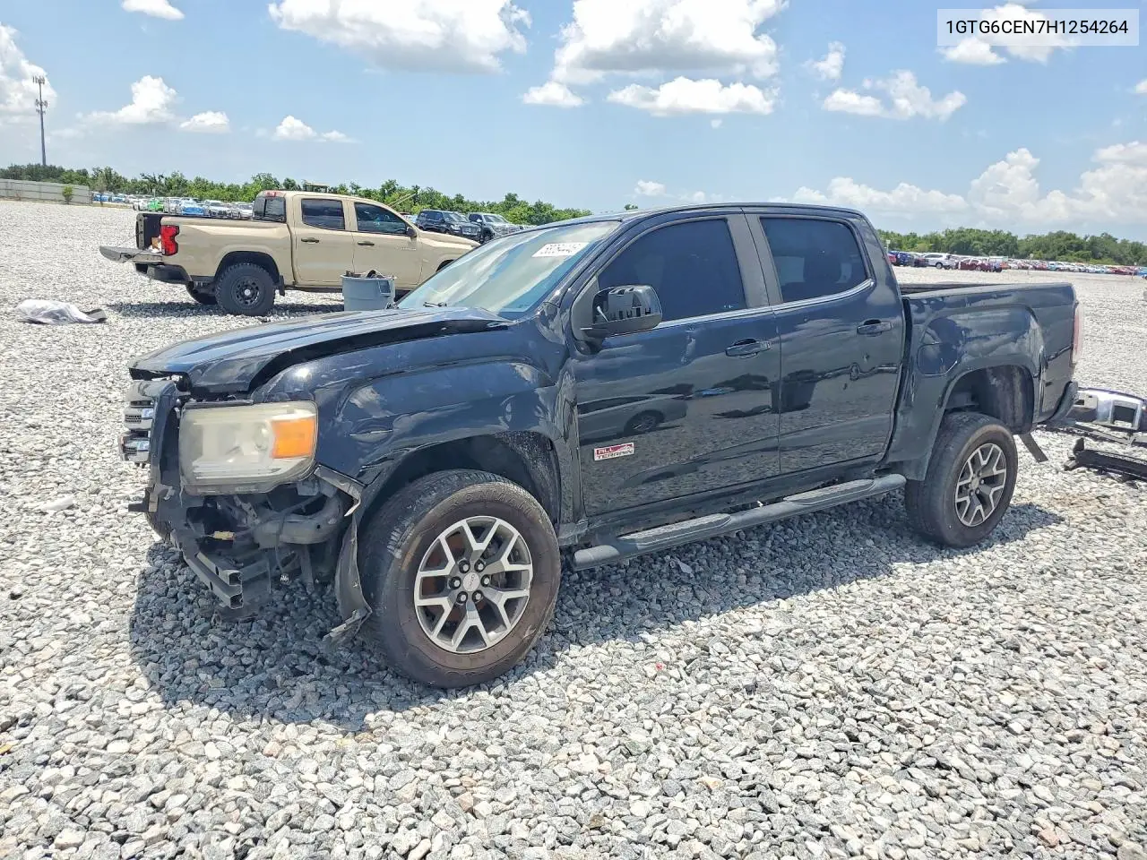 2017 GMC Canyon Sle VIN: 1GTG6CEN7H1254264 Lot: 58064446