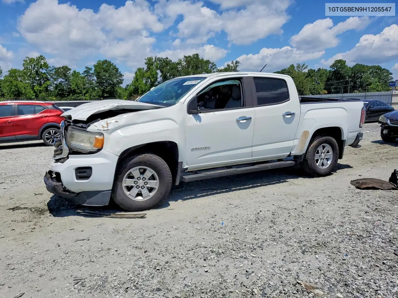 2017 GMC Canyon VIN: 1GTG5BEN9H1205547 Lot: 58280766