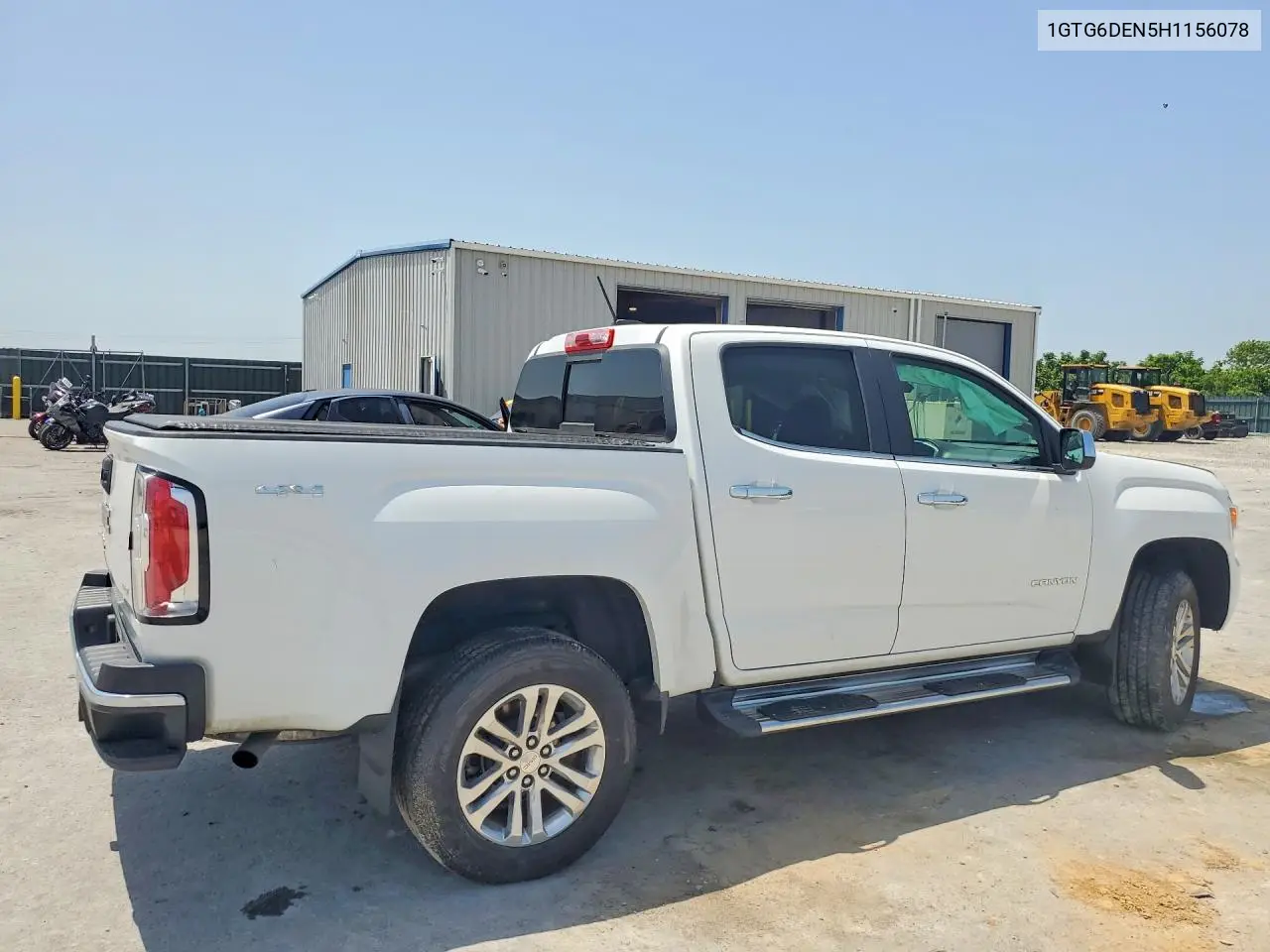 2017 GMC Canyon Slt VIN: 1GTG6DEN5H1156078 Lot: 59592596
