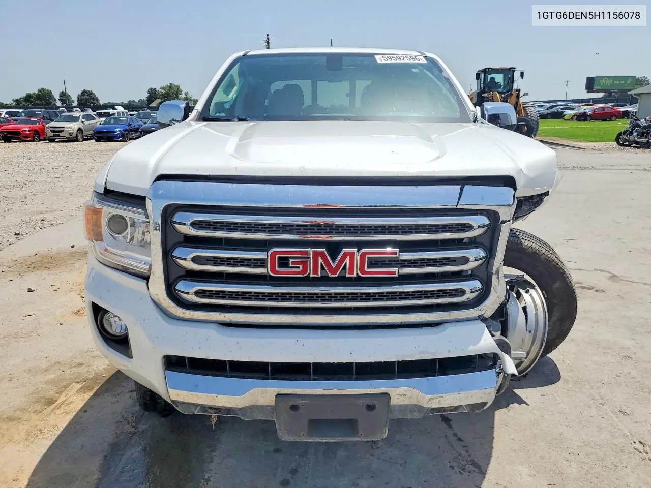 2017 GMC Canyon Slt VIN: 1GTG6DEN5H1156078 Lot: 59592596