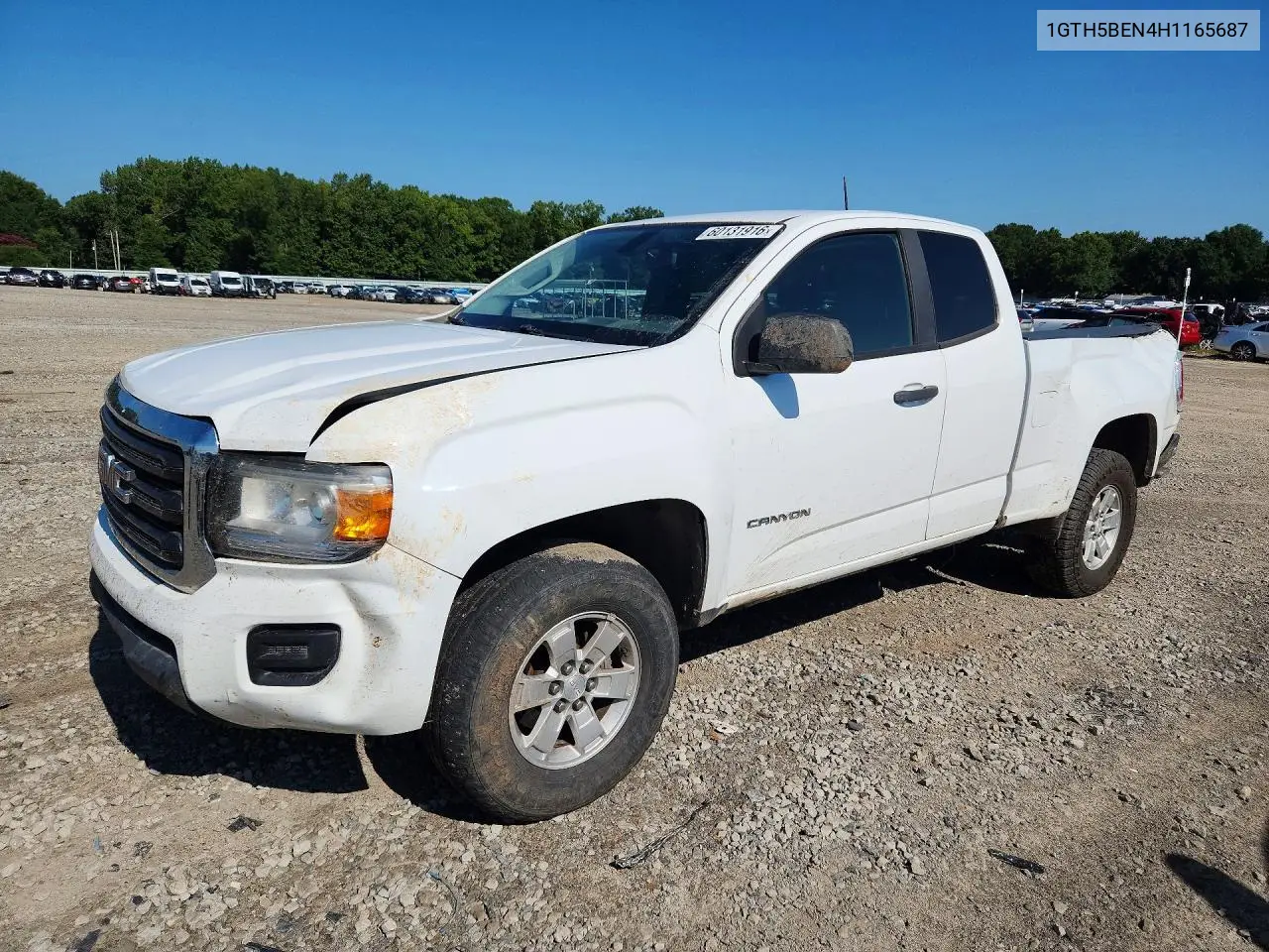 2017 GMC Canyon VIN: 1GTH5BEN4H1165687 Lot: 60131916