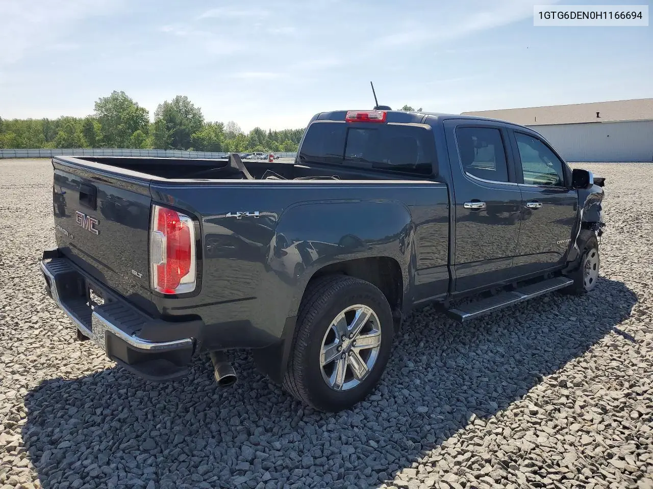 2017 GMC Canyon Slt VIN: 1GTG6DEN0H1166694 Lot: 60811006