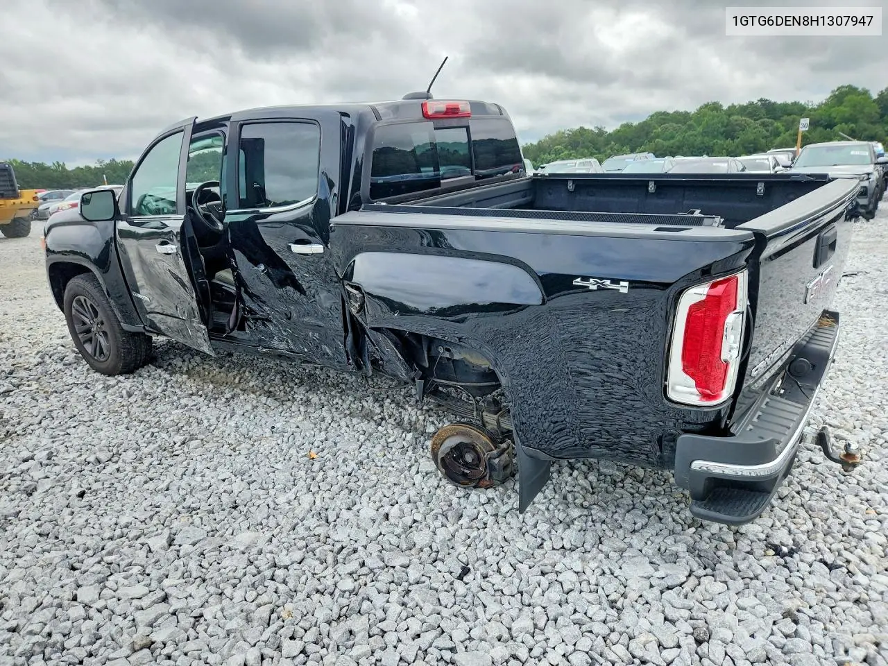 2017 GMC Canyon Slt VIN: 1GTG6DEN8H1307947 Lot: 61135736