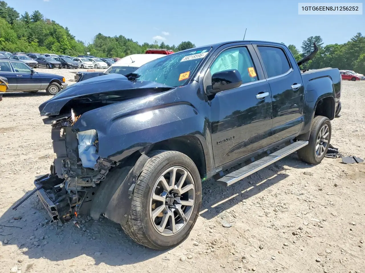 2018 GMC Canyon Denali VIN: 1GTG6EEN8J1256252 Lot: 58218596
