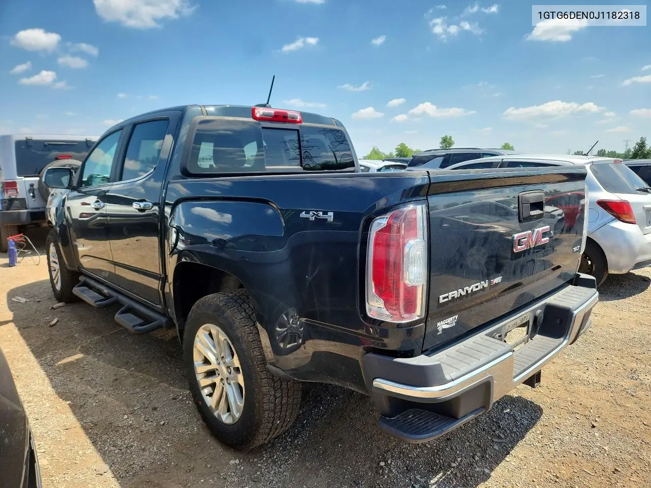 2018 GMC Canyon Slt VIN: 1GTG6DEN0J1182318 Lot: 59338576