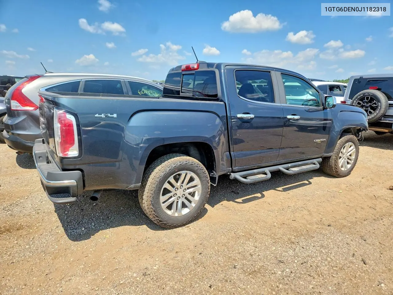 2018 GMC Canyon Slt VIN: 1GTG6DEN0J1182318 Lot: 59338576