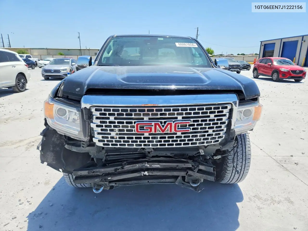 2018 GMC Canyon Denali VIN: 1GTG6EEN7J1222156 Lot: 60861656