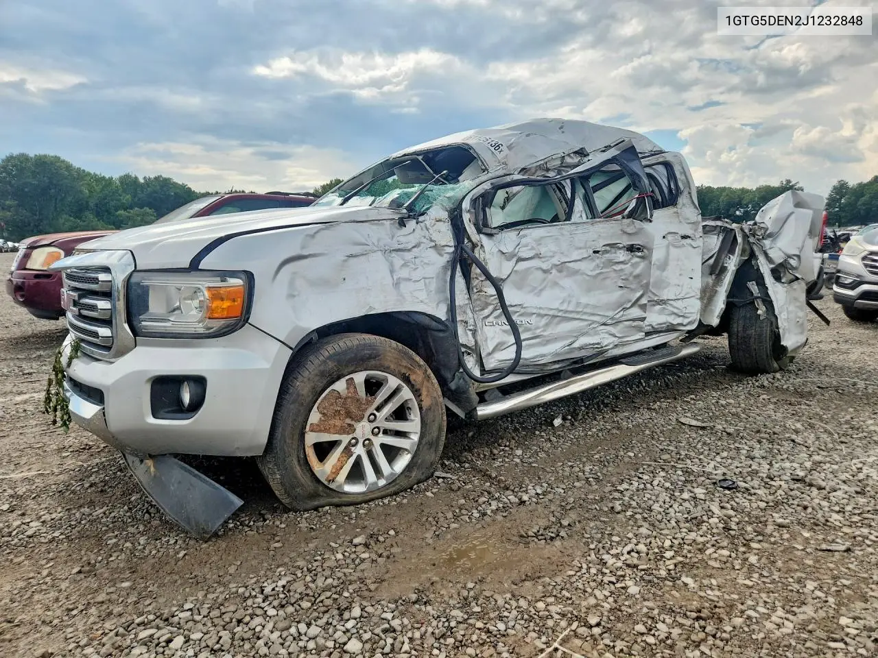 2018 GMC Canyon Slt VIN: 1GTG5DEN2J1232848 Lot: 61125136