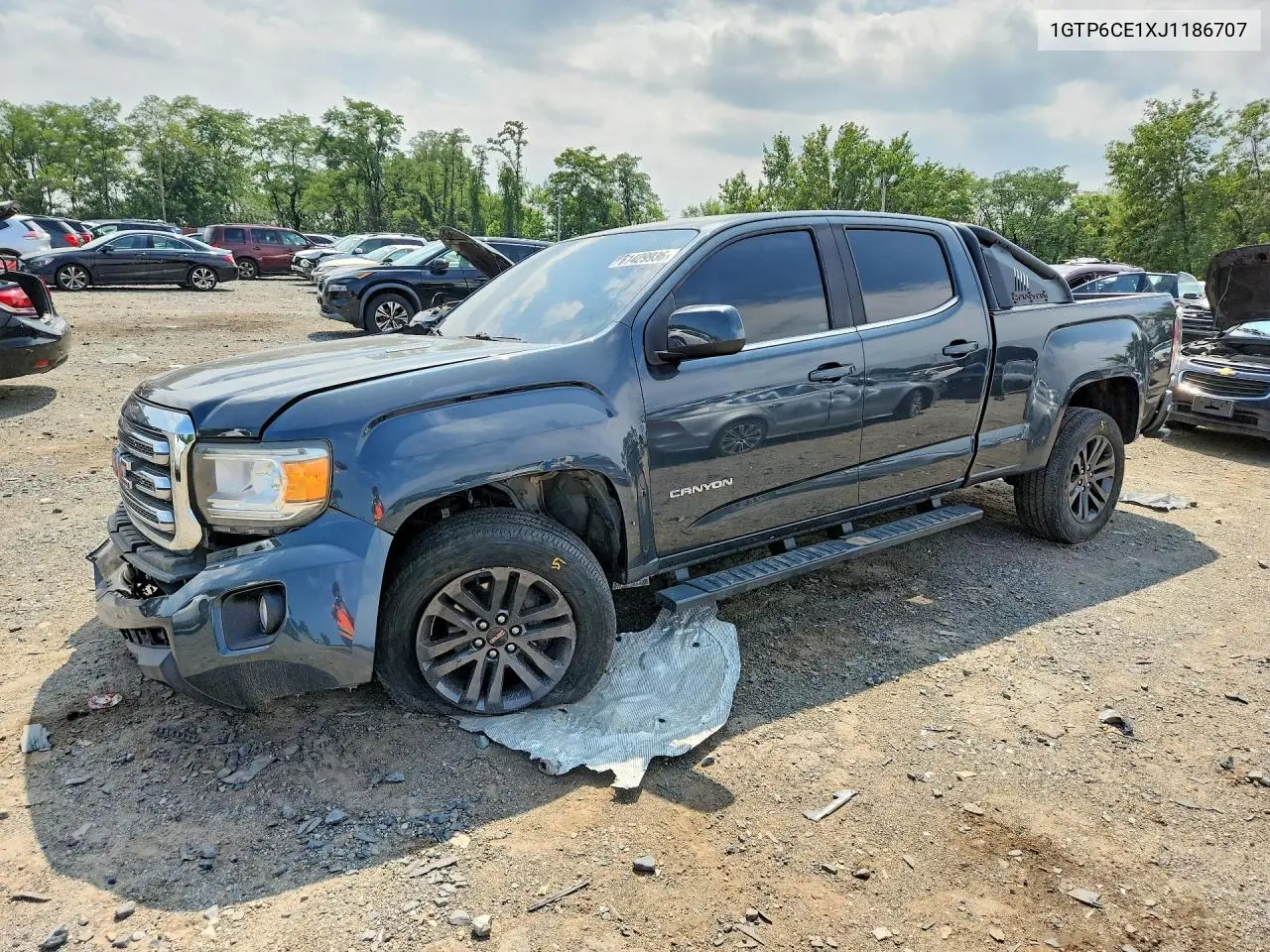 2018 GMC Canyon Sle VIN: 1GTP6CE1XJ1186707 Lot: 61429936
