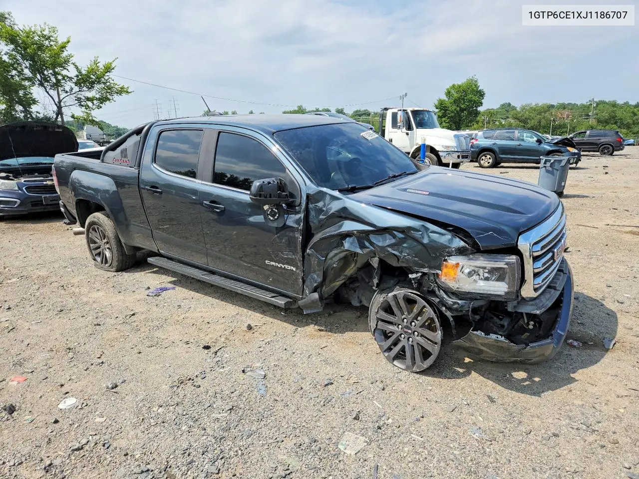2018 GMC Canyon Sle VIN: 1GTP6CE1XJ1186707 Lot: 61429936