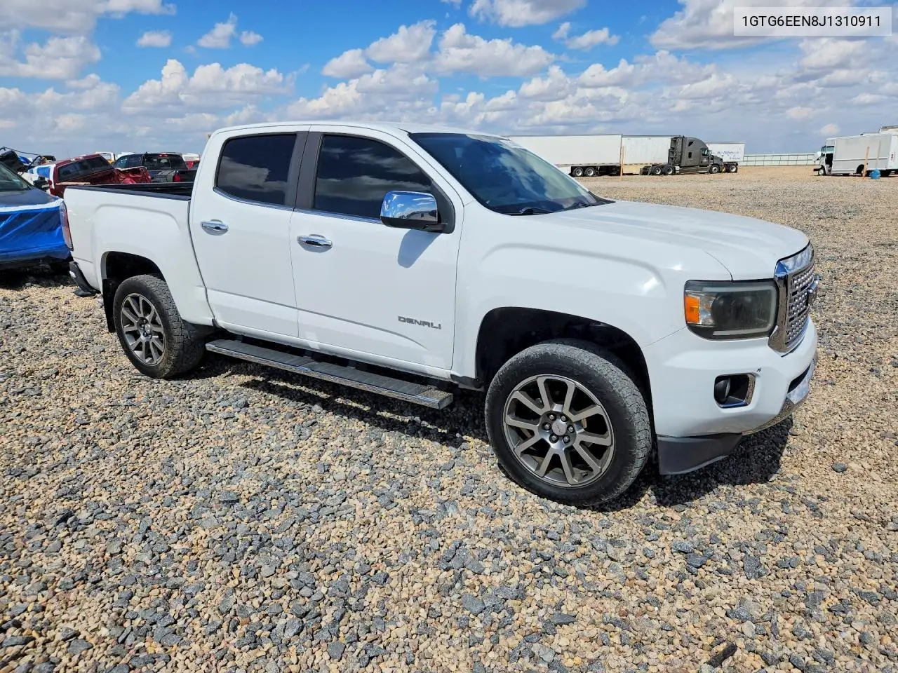 2018 GMC Canyon Denali VIN: 1GTG6EEN8J1310911 Lot: 61743136