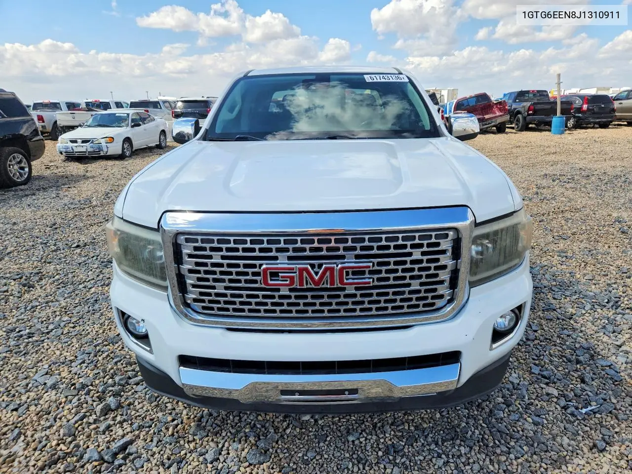 2018 GMC Canyon Denali VIN: 1GTG6EEN8J1310911 Lot: 61743136