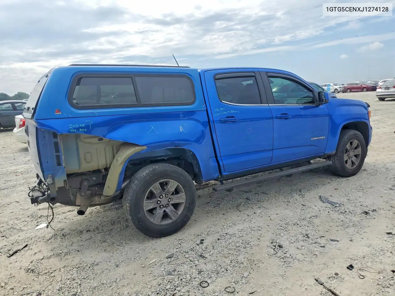 2018 GMC Canyon Sle VIN: 1GTG5CENXJ1274128 Lot: 85633195