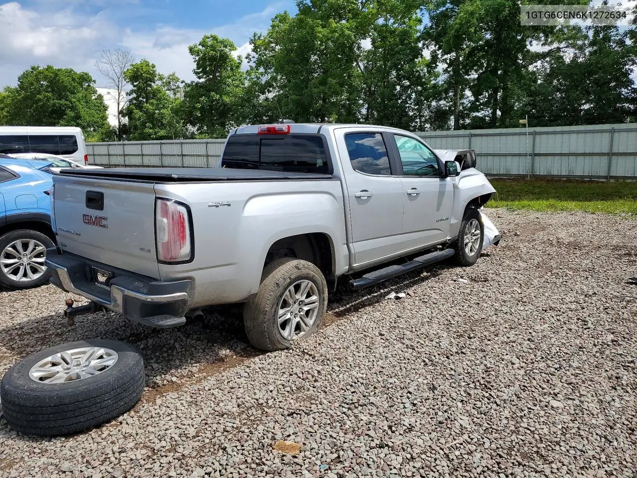 2019 GMC Canyon Sle VIN: 1GTG6CEN6K1272634 Lot: 58535326