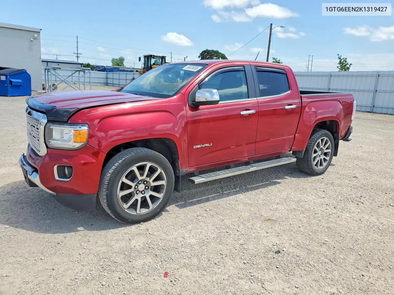 2019 GMC Canyon Denali VIN: 1GTG6EEN2K1319427 Lot: 58935806