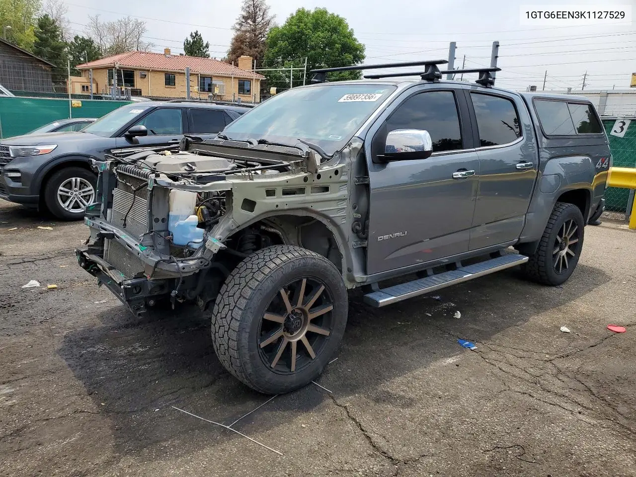 2019 GMC Canyon Denali VIN: 1GTG6EEN3K1127529 Lot: 59897356