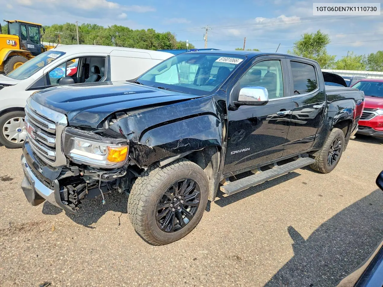2019 GMC Canyon Slt VIN: 1GTG6DEN7K1110730 Lot: 61601066