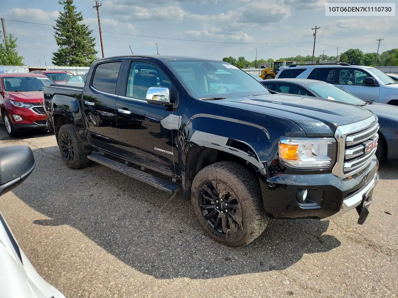 2019 GMC Canyon Slt VIN: 1GTG6DEN7K1110730 Lot: 61601066