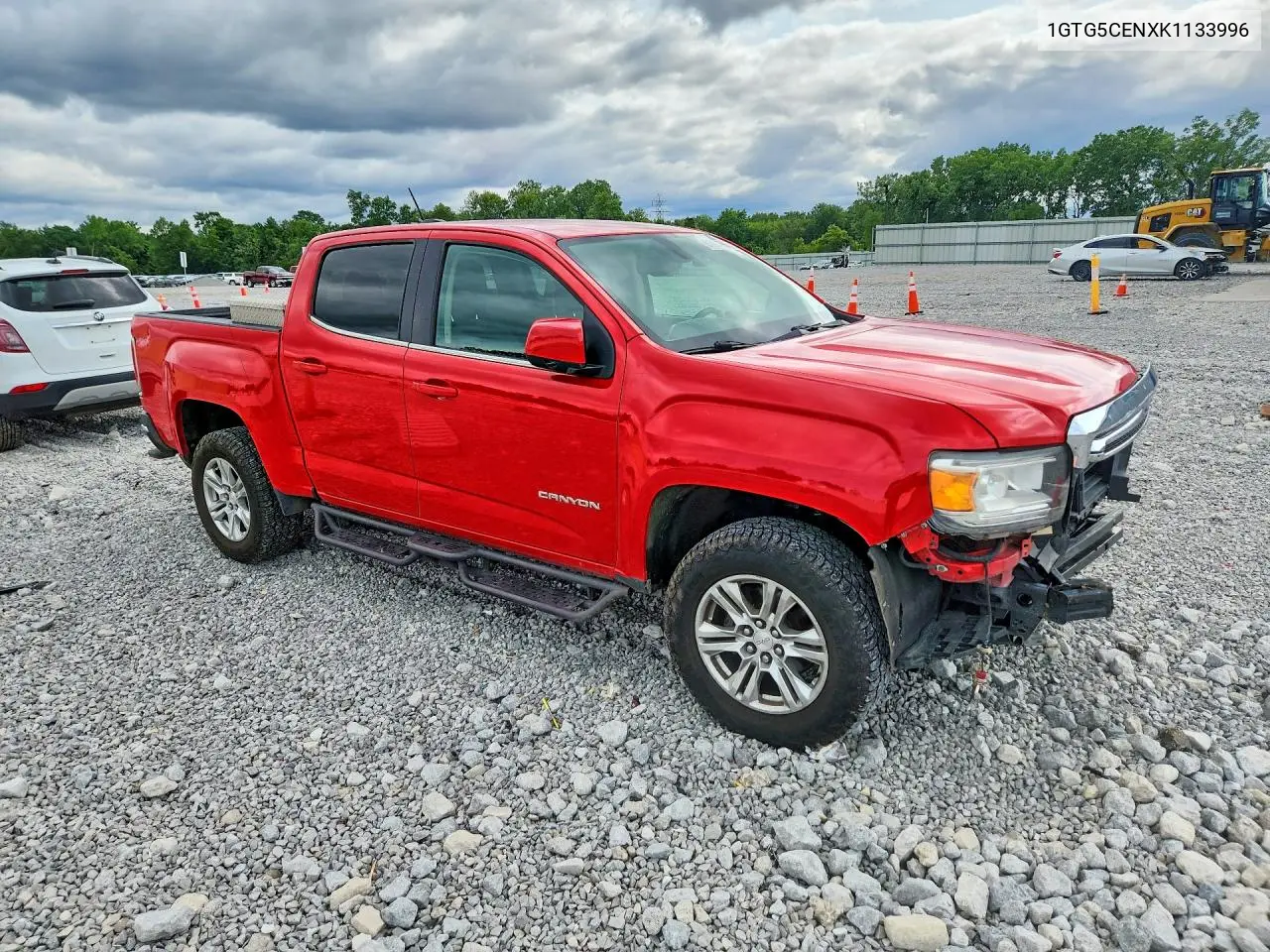 2019 GMC Canyon Sle VIN: 1GTG5CENXK1133996 Lot: 61994996