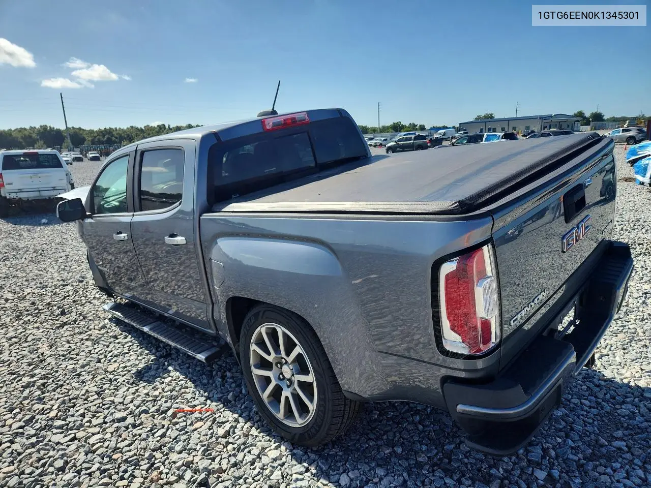 2019 GMC Canyon Denali VIN: 1GTG6EEN0K1345301 Lot: 62081026