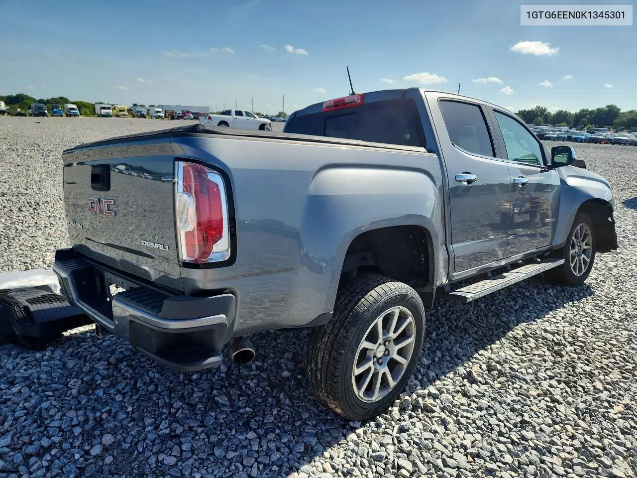 2019 GMC Canyon Denali VIN: 1GTG6EEN0K1345301 Lot: 62081026