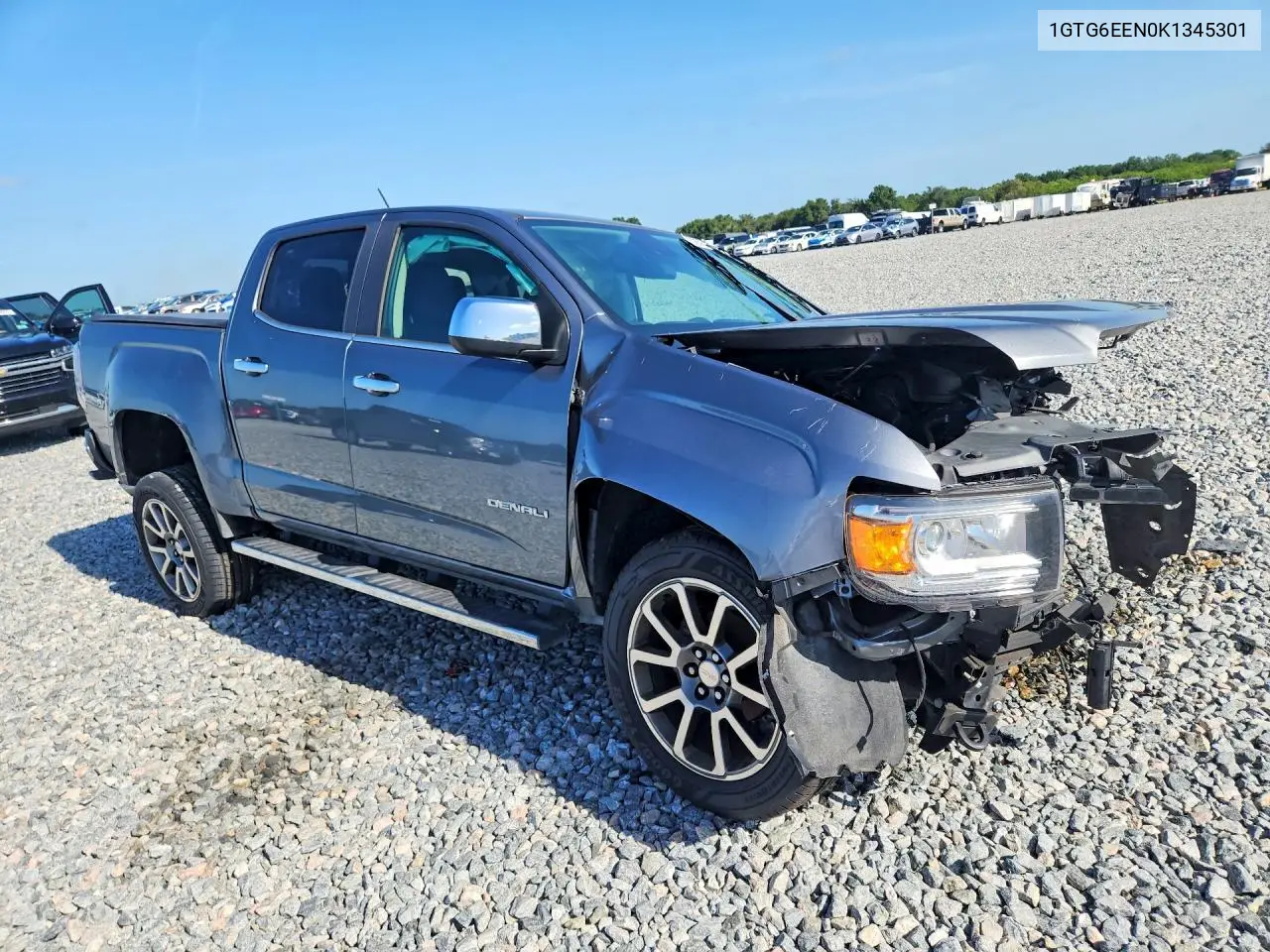 2019 GMC Canyon Denali VIN: 1GTG6EEN0K1345301 Lot: 62081026