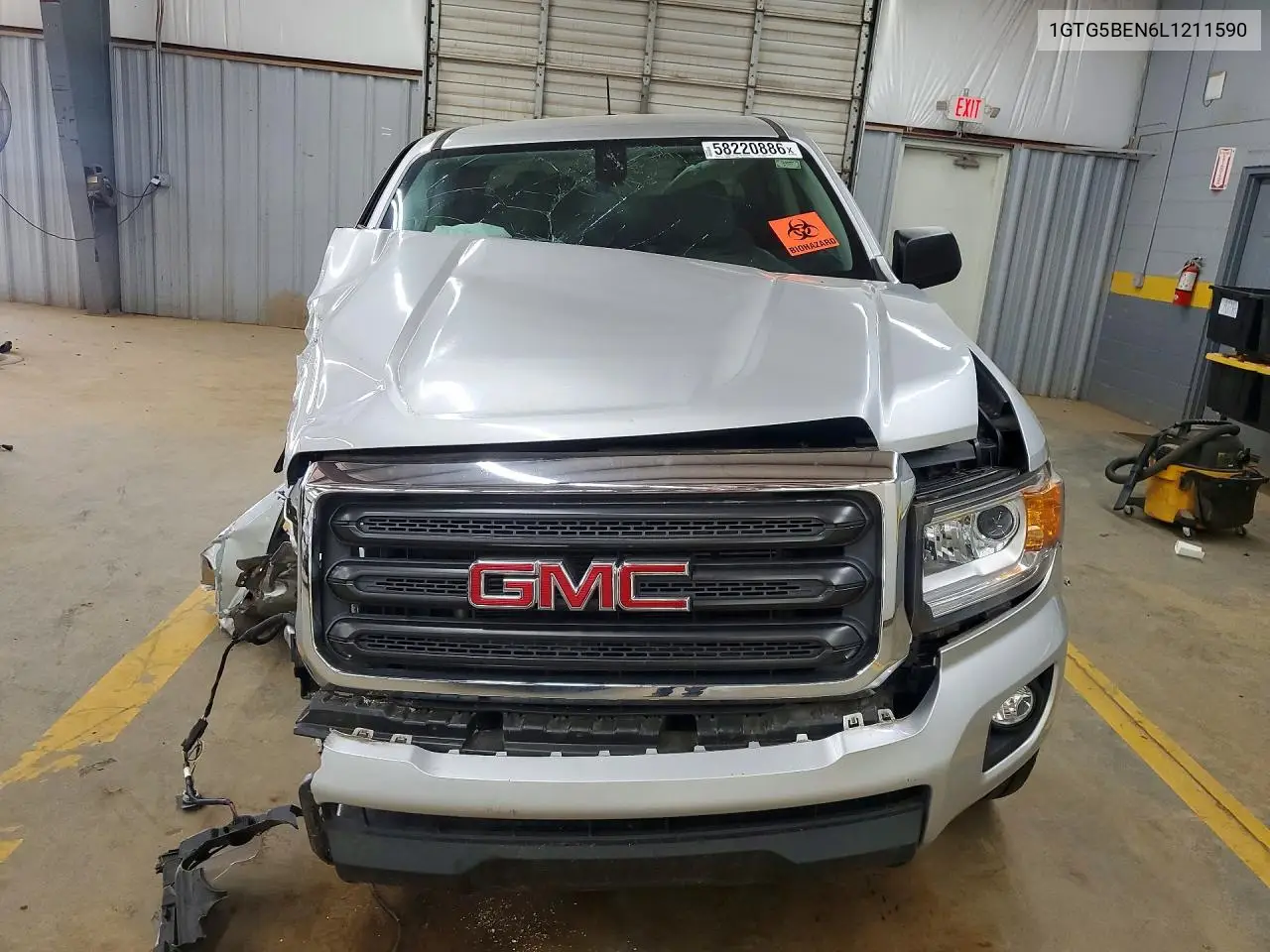 2020 GMC Canyon VIN: 1GTG5BEN6L1211590 Lot: 58220886
