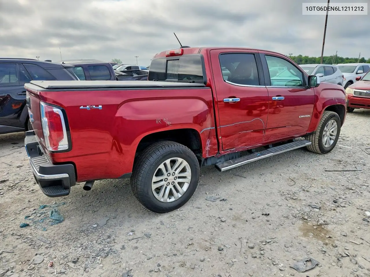 2020 GMC Canyon Slt VIN: 1GTG6DEN6L1211212 Lot: 59696066