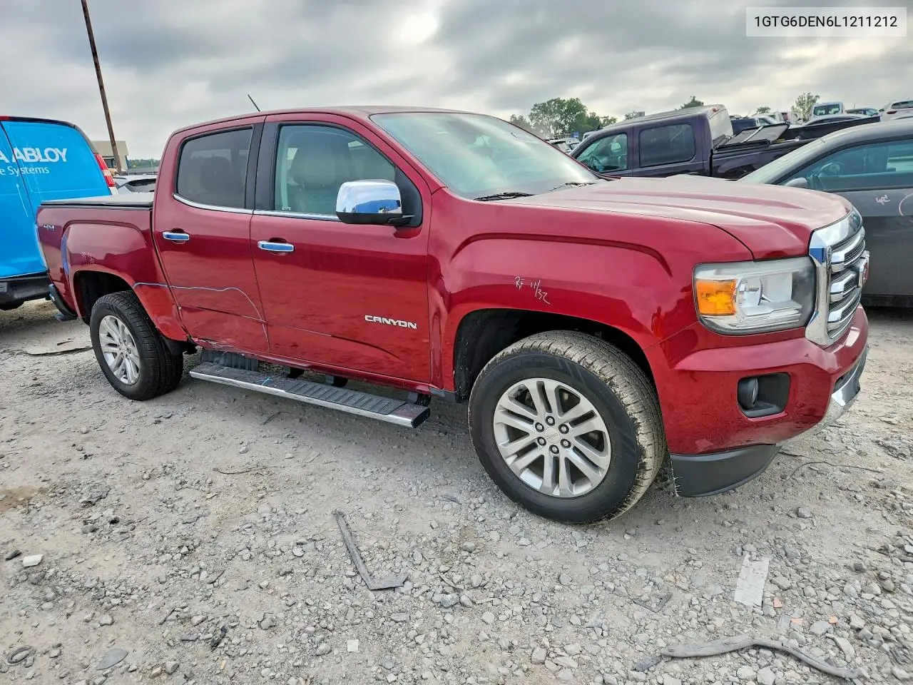 2020 GMC Canyon Slt VIN: 1GTG6DEN6L1211212 Lot: 59696066