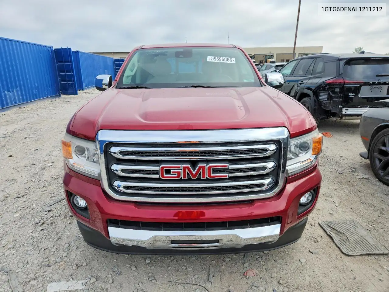 2020 GMC Canyon Slt VIN: 1GTG6DEN6L1211212 Lot: 59696066