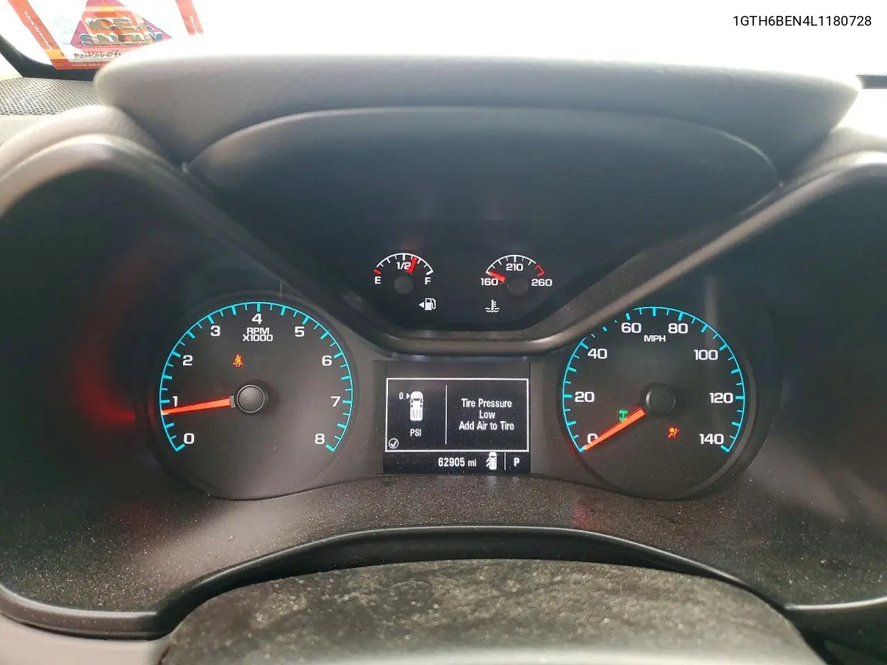 2020 GMC Canyon VIN: 1GTH6BEN4L1180728 Lot: 61061326