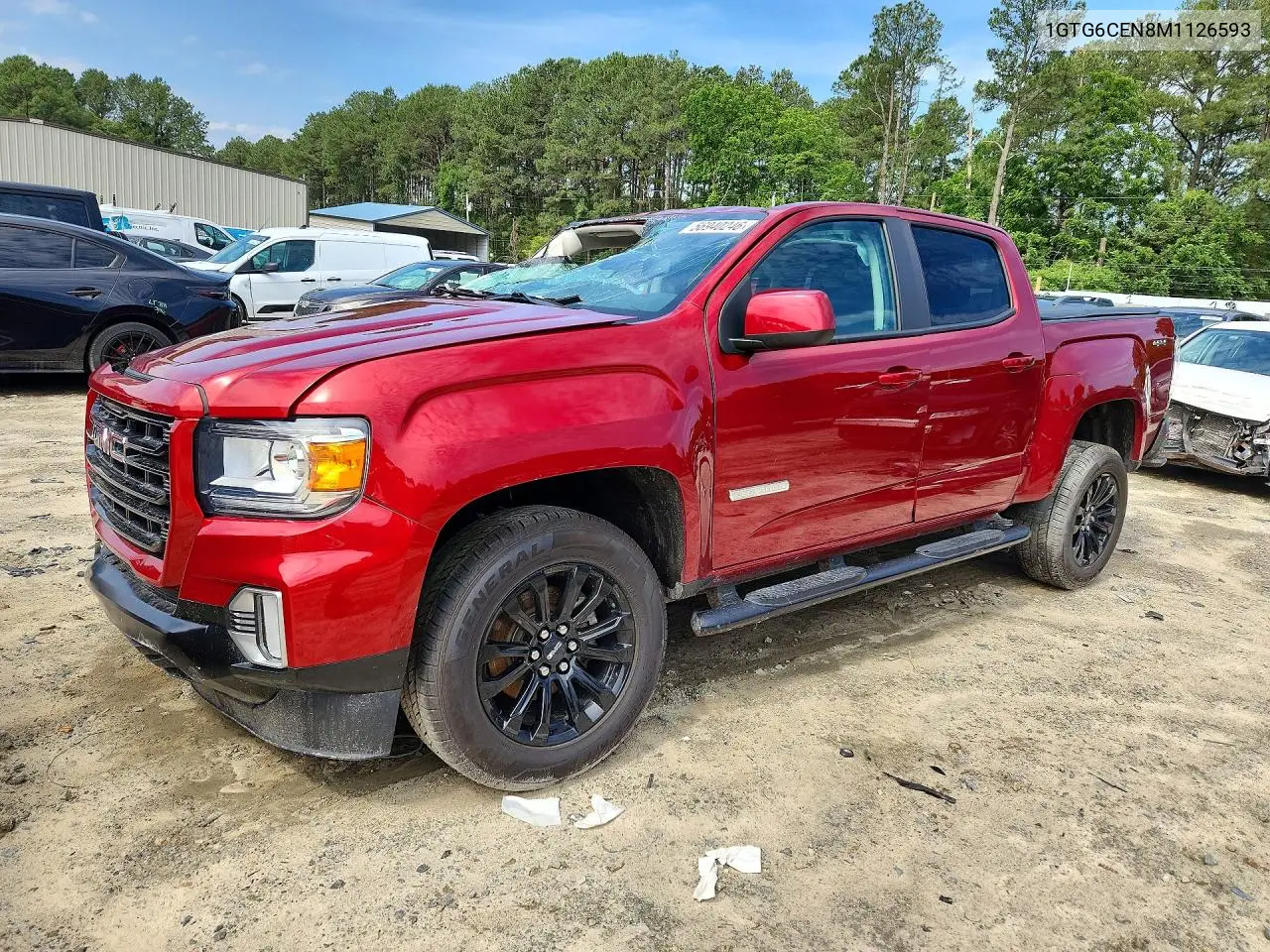 2021 GMC Canyon Elevation VIN: 1GTG6CEN8M1126593 Lot: 56940246