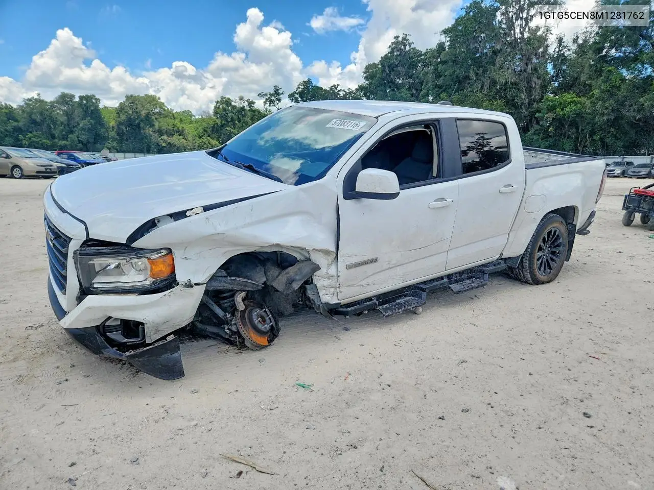 2021 GMC Canyon Elevation VIN: 1GTG5CEN8M1281762 Lot: 57083116