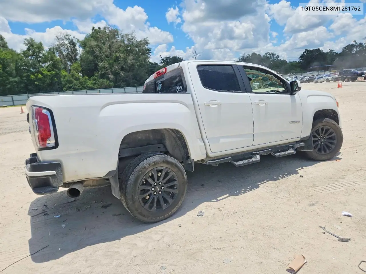 2021 GMC Canyon Elevation VIN: 1GTG5CEN8M1281762 Lot: 57083116