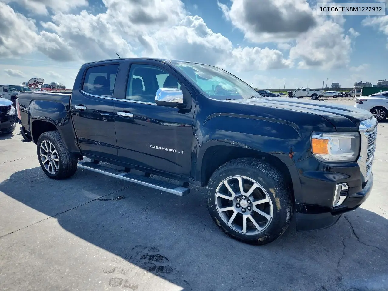 2021 GMC Canyon Denali VIN: 1GTG6EEN8M1222932 Lot: 59001156