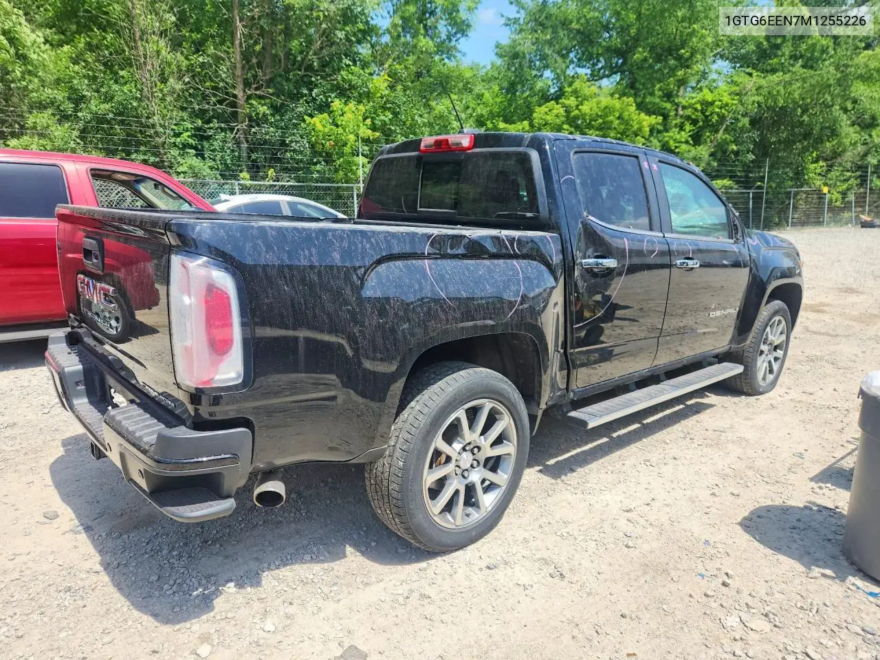 2021 GMC Canyon Denali VIN: 1GTG6EEN7M1255226 Lot: 59283186