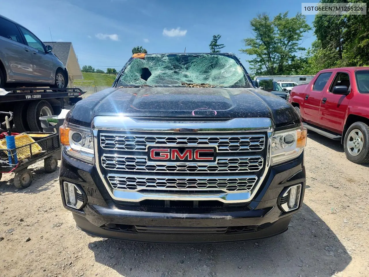 2021 GMC Canyon Denali VIN: 1GTG6EEN7M1255226 Lot: 59283186