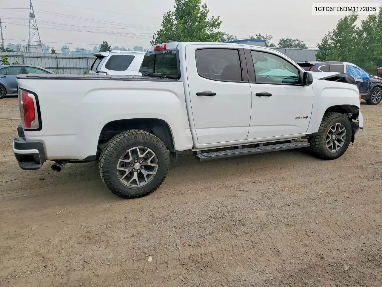 2021 GMC Canyon At4 VIN: 1GTG6FEN3M1172835 Lot: 60749716
