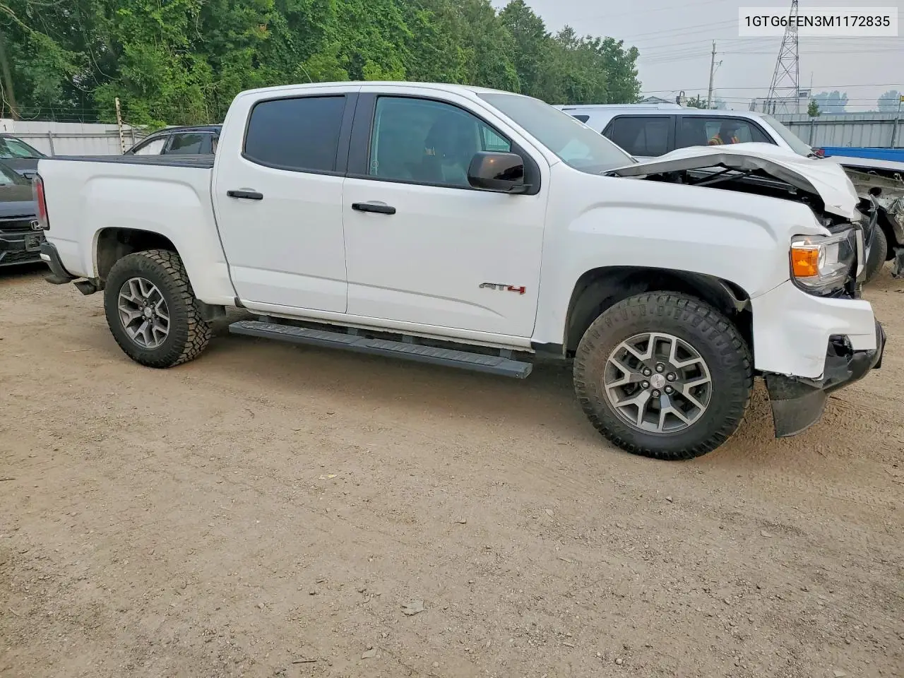 2021 GMC Canyon At4 VIN: 1GTG6FEN3M1172835 Lot: 60749716