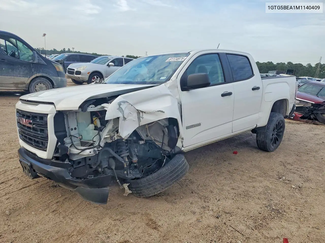 2021 GMC Canyon Elevation VIN: 1GTG5BEA1M1140409 Lot: 61174976