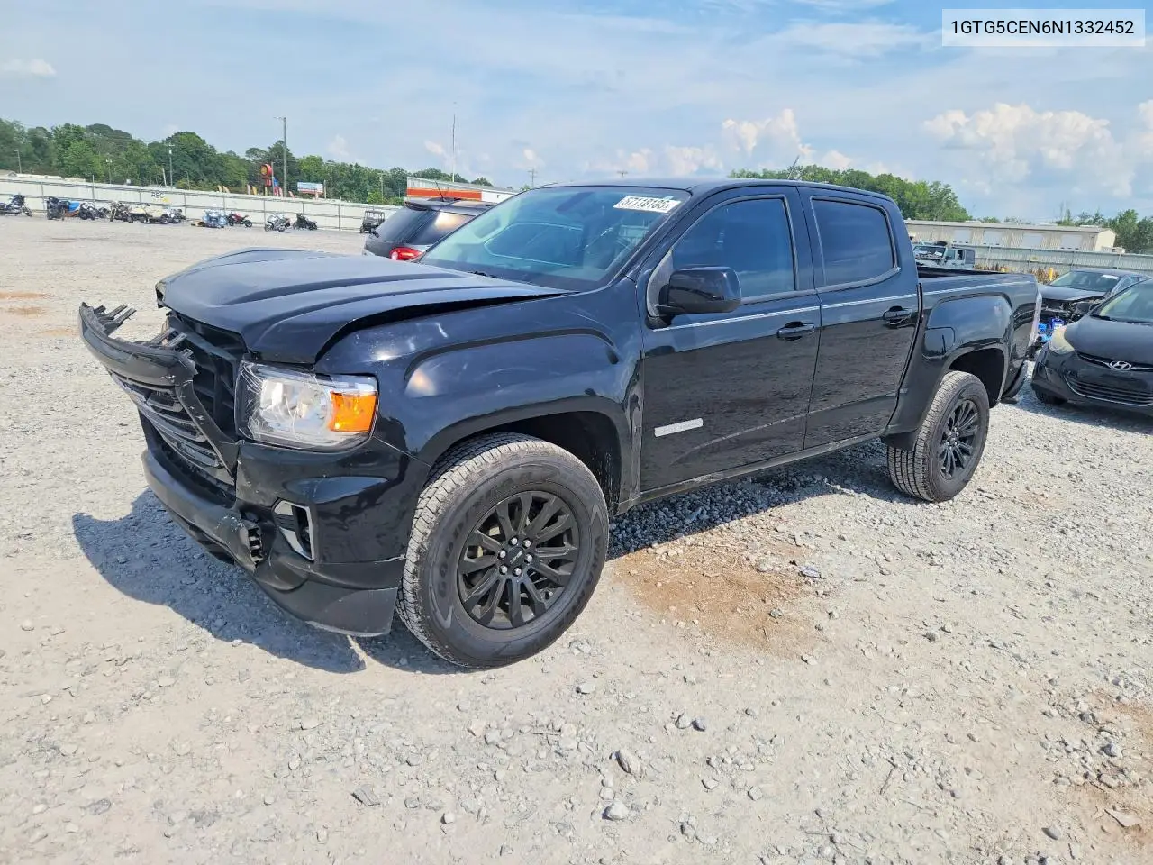 2022 GMC Canyon Elevation VIN: 1GTG5CEN6N1332452 Lot: 57118186