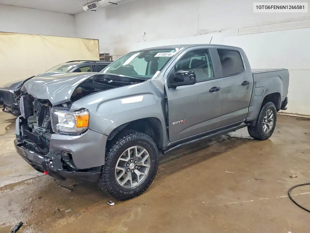 2022 GMC Canyon At4 VIN: 1GTG6FEN6N1266581 Lot: 57498746