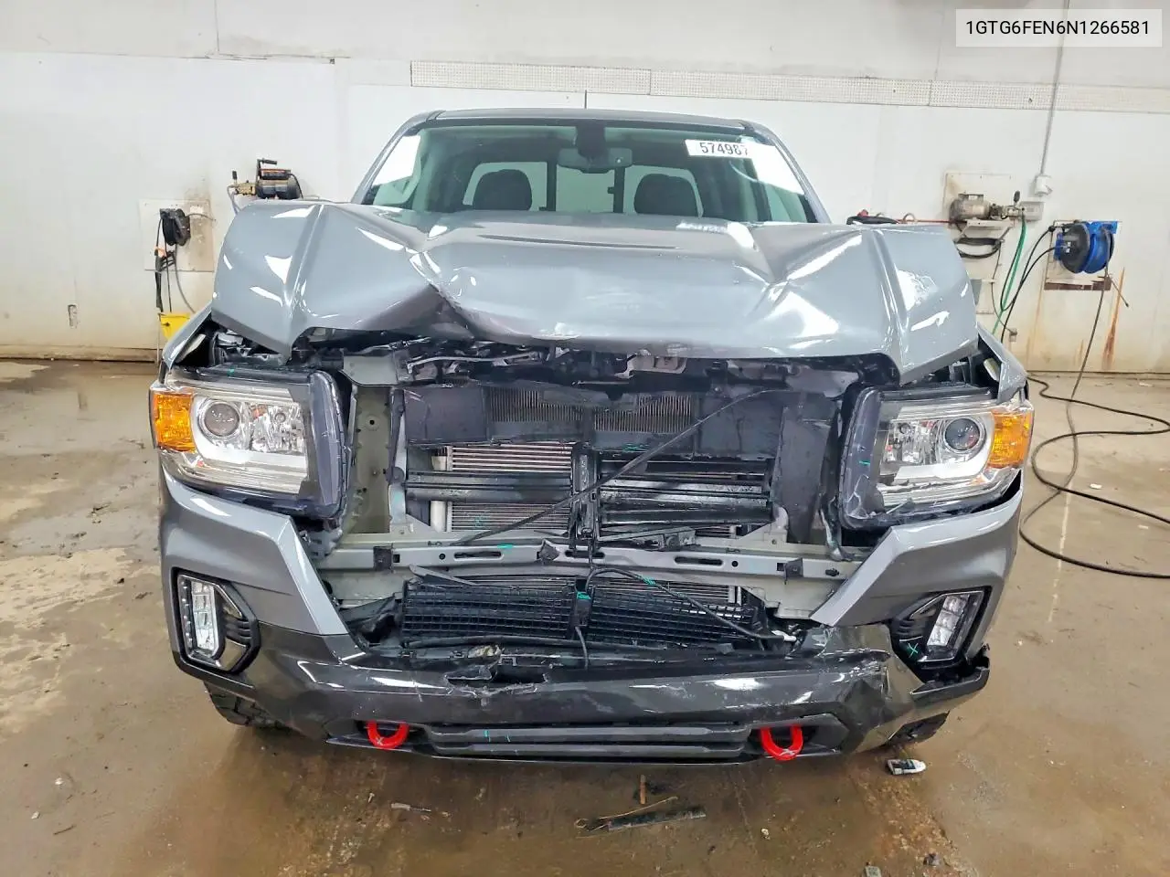 2022 GMC Canyon At4 VIN: 1GTG6FEN6N1266581 Lot: 57498746